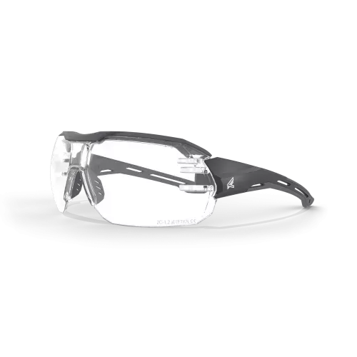 Edge Kabru - Black Frame with Black TPR / Vapor Shield Clear Lens