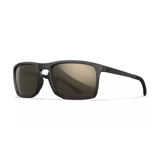 Wiley X WX AXE Captivate Polarised Tungsten Lens / Matte Black Frame
