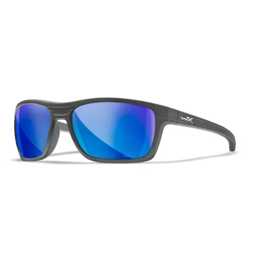 Wiley X KINGPIN Captivate Polarised Blue Mirror / Matte Graphite Frame