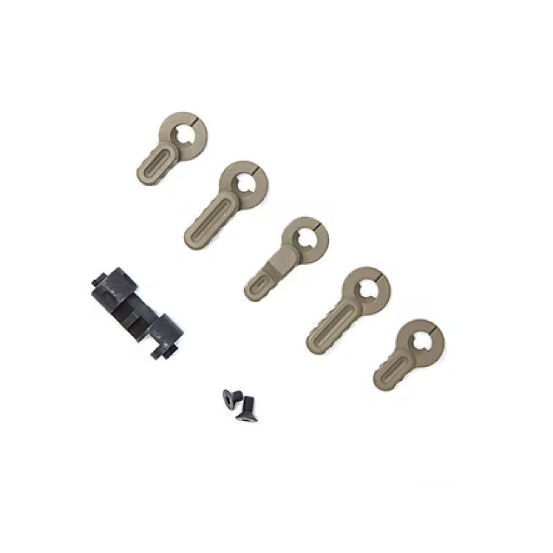 PTS Syndicate Airsoft B.A.D Ambi Safety Selector Short Throw (Full Auto) GBB KWA/KSC LM4 - Black
