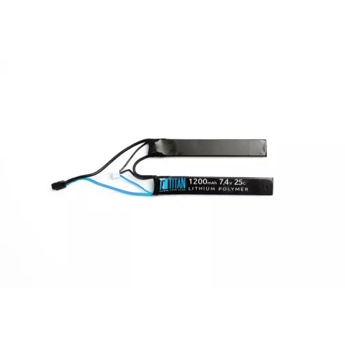 Titan LiPo 1200mAh 7.4v 25C Nunchuck T-Plug (Deans)