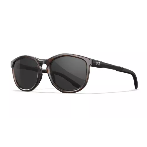 Wiley X WX BRAVO CAPTIVATE Polarised Grey lens, Gloss Tortoise / Gloss Black frame