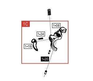 Trigger Assembly for HDS68 / TS68 Paintball Marker