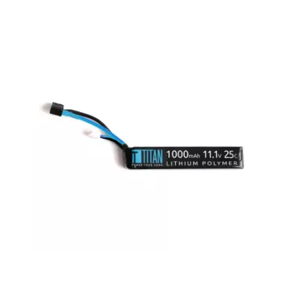 Titan LiPo 1000mAh 11.1v 25C Stick T-Plug (Deans)