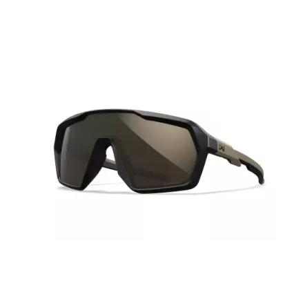 Wiley X CITADEL Captivate Tungsten Mirror Lens / Matte Black and Tan Frame