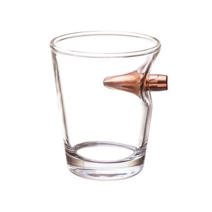 Lucky Shot .308 Real Bullet Handmade Shot Glass