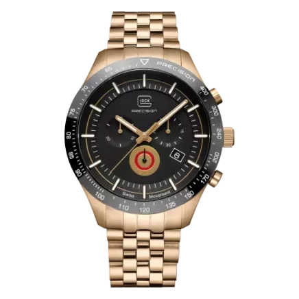 Glock Precision Coyote Steel Case / Coyote Link Strap Watch GW-35-2-22