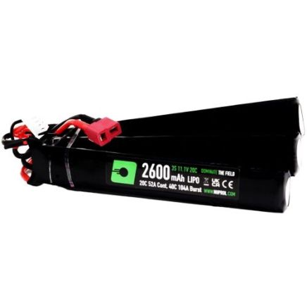 Nuprol 11.1v 2600mAh 20C Li-Po 3-Leg Battery - Deans Connector
