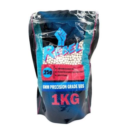 Rebel Precision 6mm BBs 1kg Bag - 0.25g