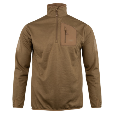 Technical Mid Layer Fleece Top - Coyote