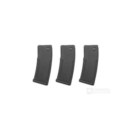 PTS Syndicate Airsoft PTS EPM ERG Magazine Black (3 Pack) 2018 Version