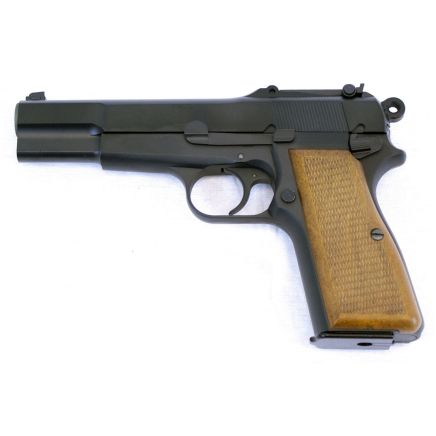 WE Browning Hi Power Gas Blowback Pistol- Black