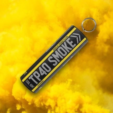 Enola Gaye Top Pull Smoke Grenade TP40 - Yellow