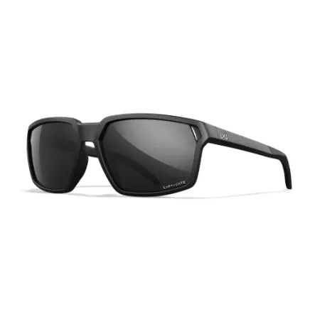 Wiley X SIERRA - Captivate Polarised Black Mirror / Black Frame