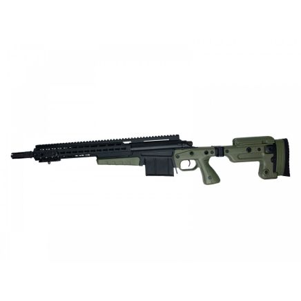ASG Accuracy International MK13 MOD 7 Compact Sniper Rifle - Black/Olive Drab