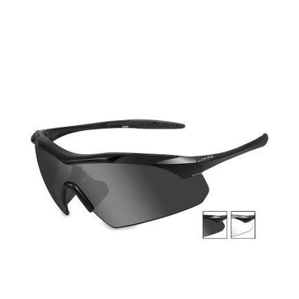 Wiley X WX VAPOR - Smoke Grey + Clear Lens / Matte Black Frame