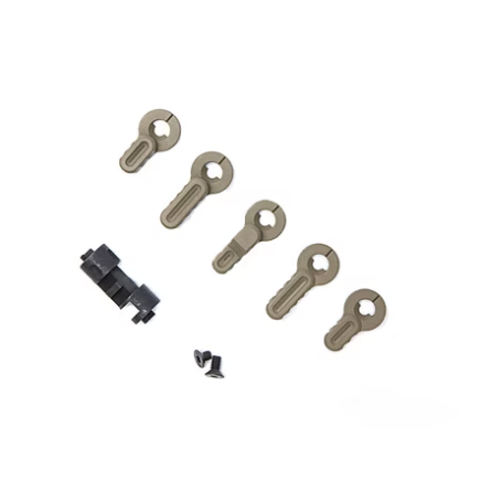PTS Syndicate Airsoft B.A.D Ambi Safety Selector Short Throw (Semi Auto) GBB KWA/KSC LM4 - Dark earth