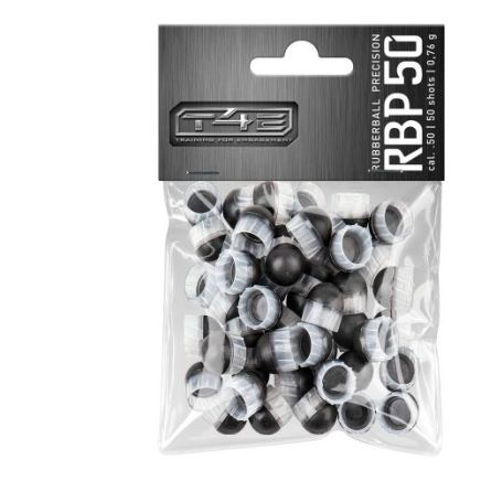 Umarex T4E RBP .50 Cal Black Rubber Ammunition 50pce