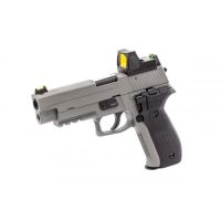 Nuprol Raven R226 GBB Pistol - Grey with Red Dot Sight