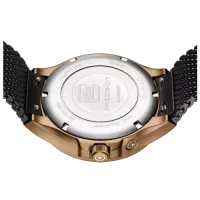 Glock Precision Coyote Steel Case / Black Mesh Strap Watch GW-19-3-22
