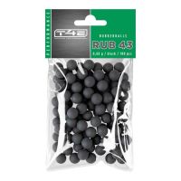 Umarex T4E RUB43 .43 Cal Rubber Ball Ammunition 100pce