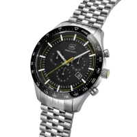 Glock Precision Silver Steel Case / Silver Link Strap Watch GW-35-1-22