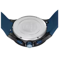 Glock Precision Limited Edition Black Steel Case / Blue Silicone Strap Watch GW-27-2-24