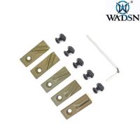 WADSN Emissary Development Cable Clip Set - Dark Earth