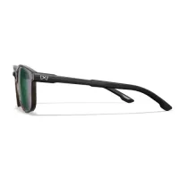 Wiley X WX BRAVO CAPTIVATE Polarised Green Mirror lens, Gloss Tortoise / Gloss Black frame