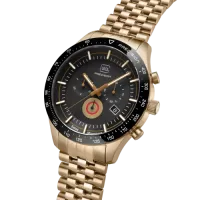 Glock Precision Coyote Steel Case / Coyote Link Strap Watch GW-35-2-22