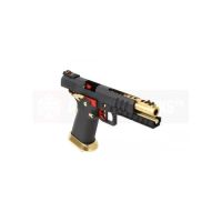 Armorer Works Custom Hi-Capa GBBP - Full Black Slide / Black Frame / Gold Barrel