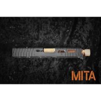 M.I.T. Airsoft G19 L Style Slide Set - Gold Outer Barrel