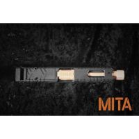 M.I.T. Airsoft G19 L Style Slide Set - Gold Outer Barrel