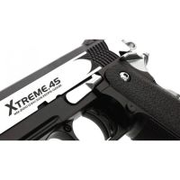 Tokyo Marui XTreme .45 GBB Full Auto Gas Blowback Pistol - Silver