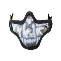 Nuprol Mesh Lower Face Shield - Skull Black