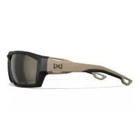 Wiley X ALPINE Captivate Polarised Tungsten Mirror Lens / Matte Black/Tan Frame