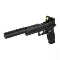 Laylax Tokyo Marui P30 Full Size Non-Recoil 2-Way Outer Barrel - Black
