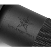 PTS Syndicate Dead Air Wolverine Mock Suppressor - Tracer Unit Version - Black