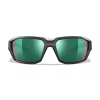 Wiley X ALPINE Captivate Polarised Green Mirror Lens / Matte Translucent Black Frame