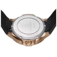 Glock Precision Coyote Steel Case / Black Silicone Strap Watch GW-15-7-22