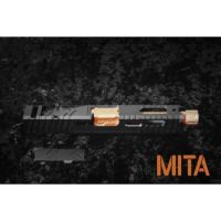 M.I.T. Airsoft G19 L Style Slide Set - Gold Outer Barrel