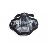 ASG Mesh Lower Face Protection Mask - Black Skull