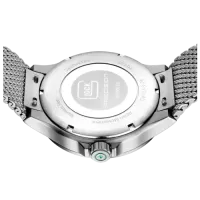Glock Precision Silver Steel Case / Silver Mesh Strap Watch GW-12-3-24