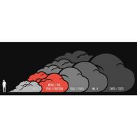 Enola Gaye Top Pull Smoke Grenade TP40 - Black