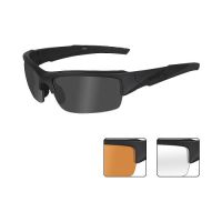 Wiley X WX VALOR - Smoke Grey + Clear + Light Rust Lenses / Matte Black Frame