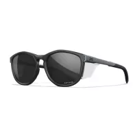 Wiley X BRAVO CAPTIVATE Black Mirror lens, Matte Black / Graphite Grey frame