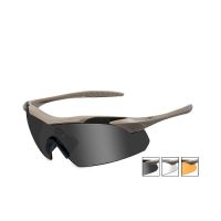 Wiley X WX VAPOR - Smoke Grey + Clear + Light Rust Lenses / Matte Tan Frame