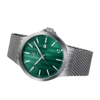 Glock Precision Silver Steel Case / Silver Mesh Strap Watch GW-12-3-24