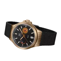 Glock Precision Coyote Steel Case / Black Mesh Strap Watch GW-19-3-22