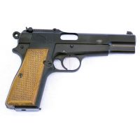 WE Browning Hi Power Gas Blowback Pistol- Black